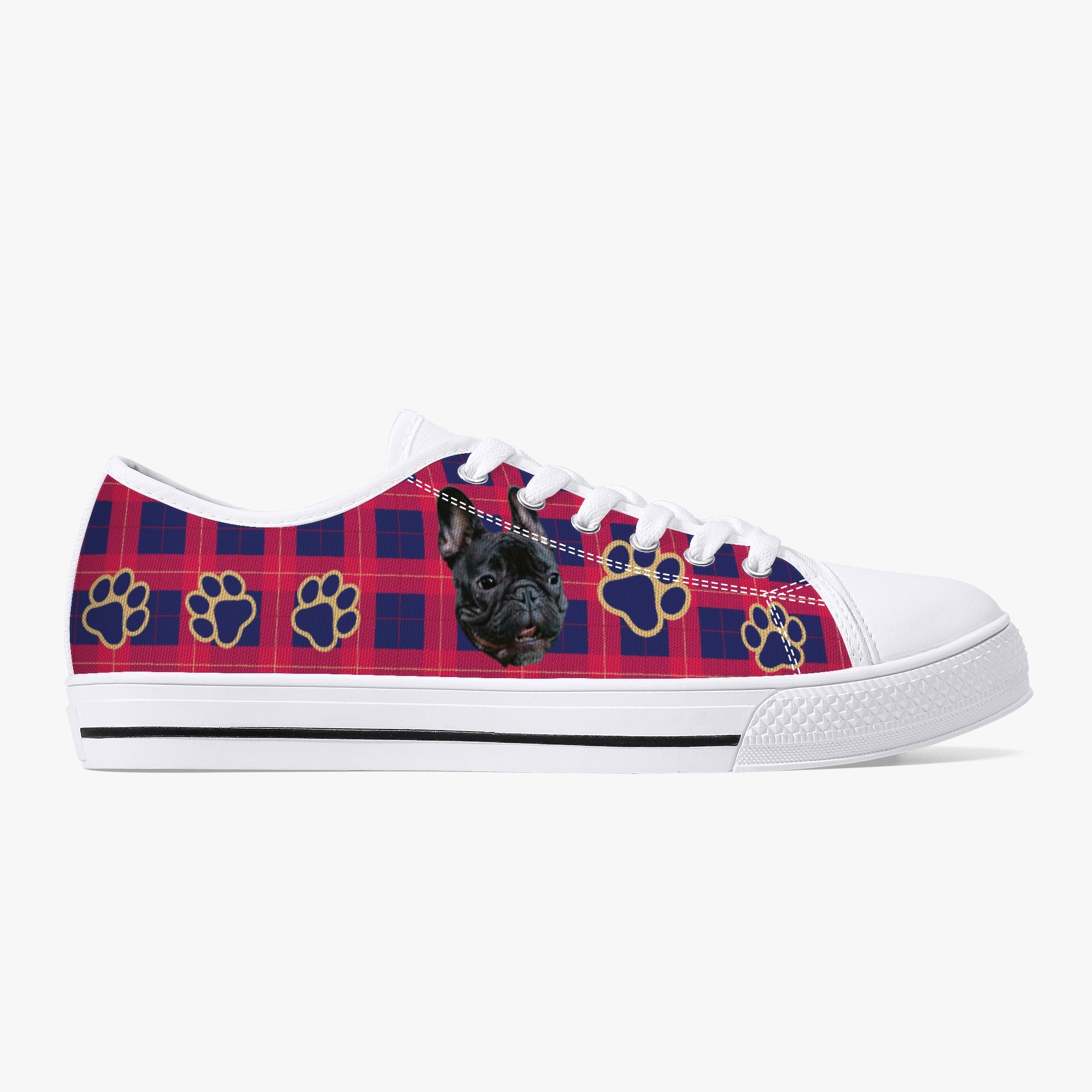 French Bulldog Personalized Casual Footwear for Dog Lovers-fadou