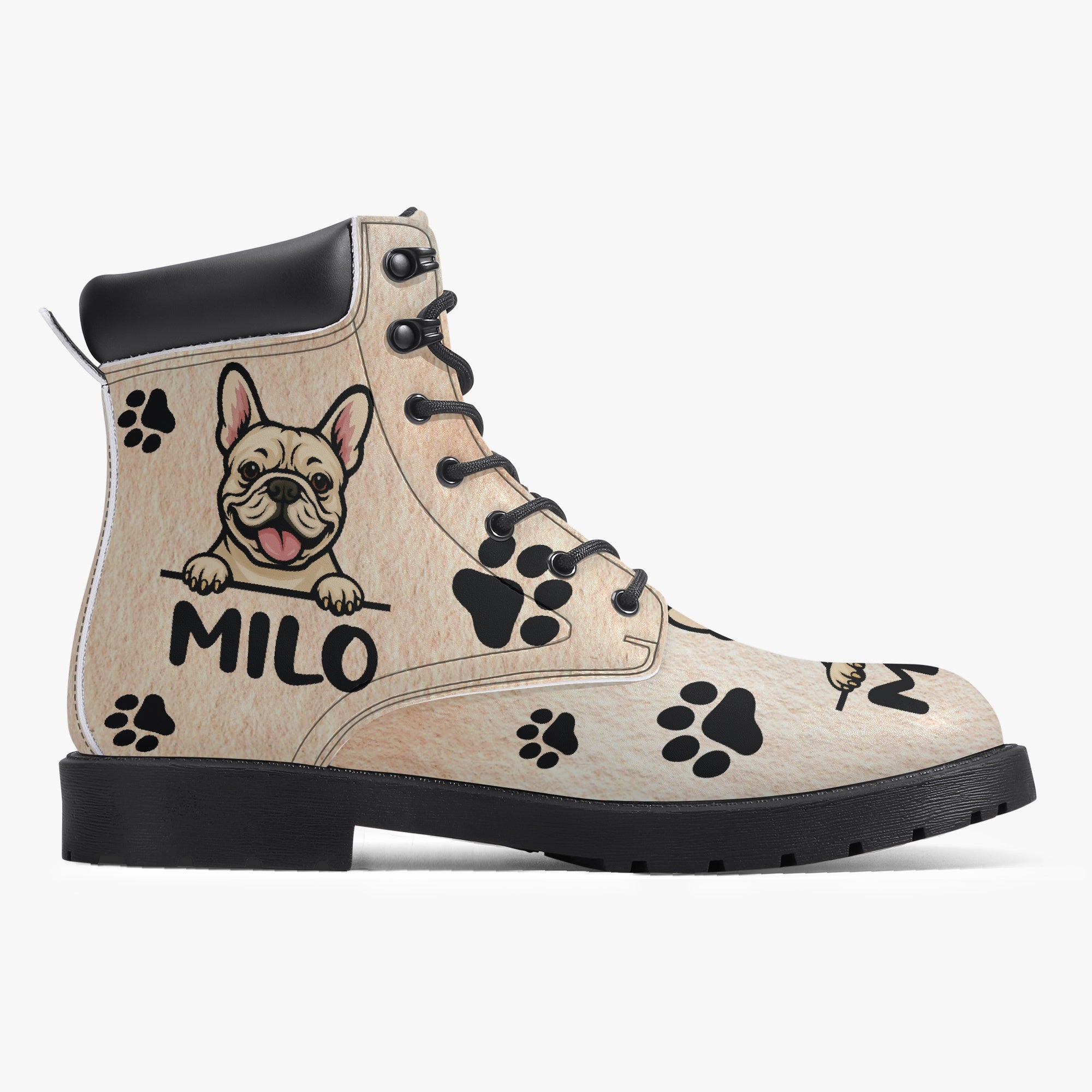 French Bulldog Personalized Fashion Boots for Bulldog Owners-fadou