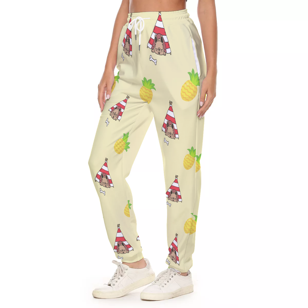 MIA - Women's Casual Pants for Frenchie Fans Everywhere-fadou