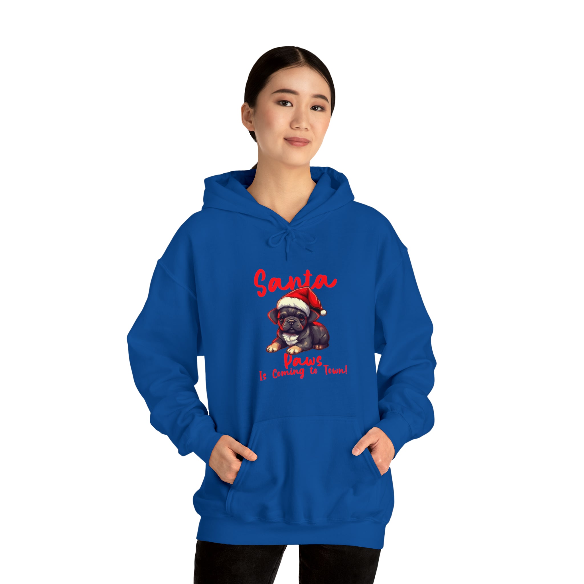 Santa French Bulldog Pet Parent Pullover for Dog Park Days-fadou