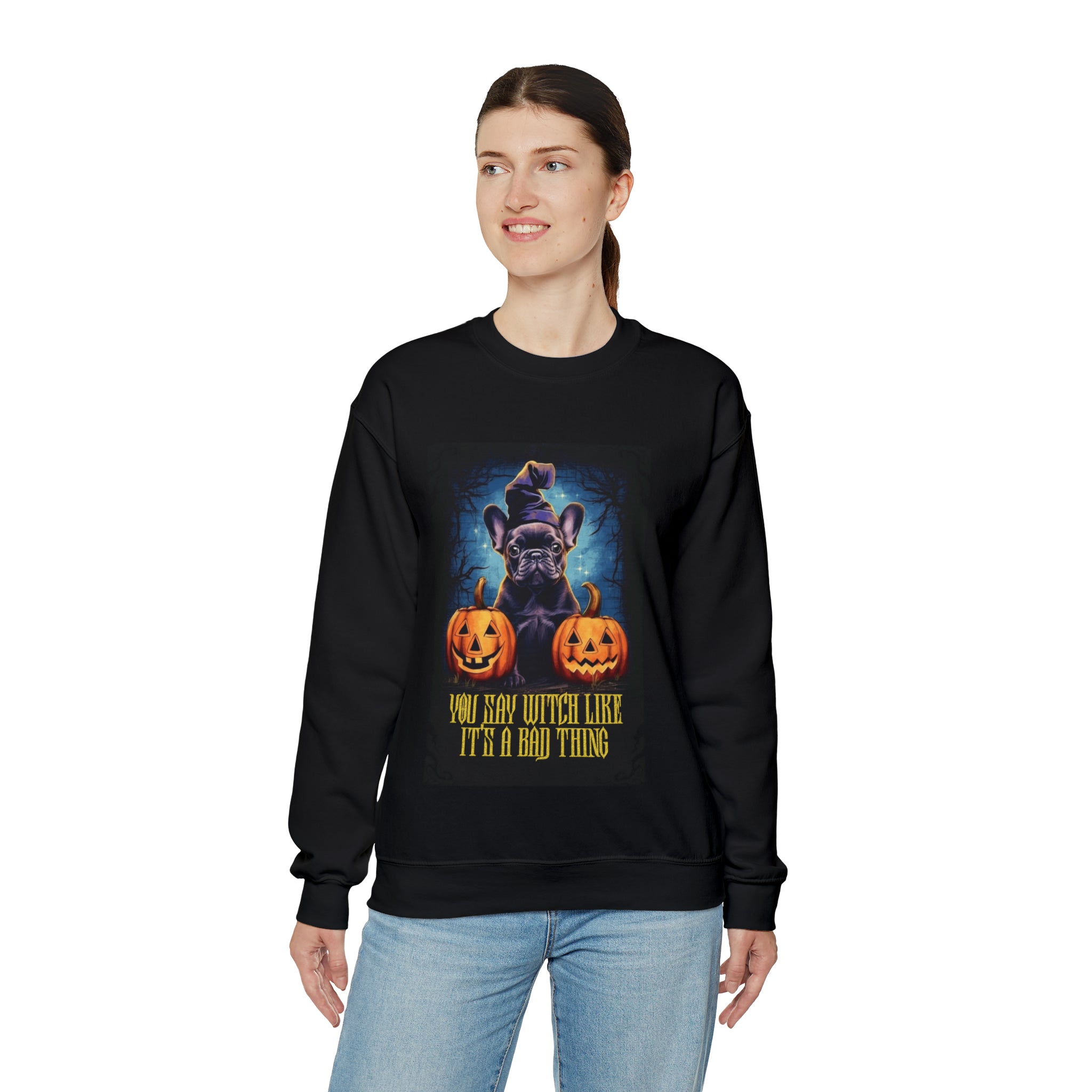 French Bulldog Halloween Dog Mom Hoodie for Frenchie Enthusiasts-fadou