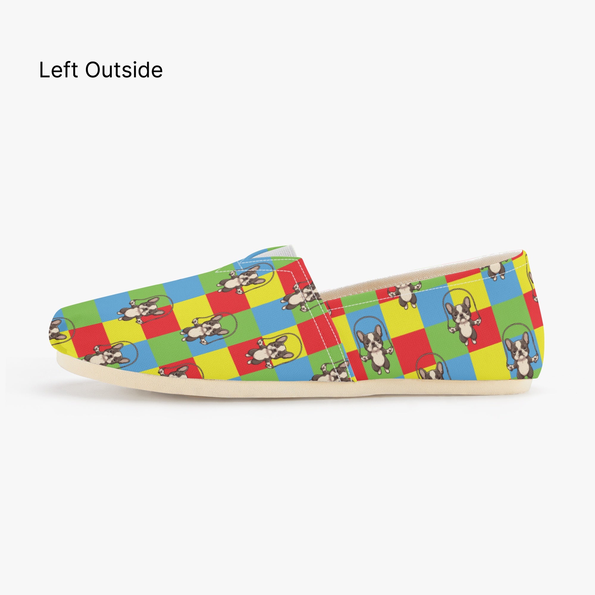 Zorilla French Bulldog Casual Footwear for Frenchie Fans-fadou