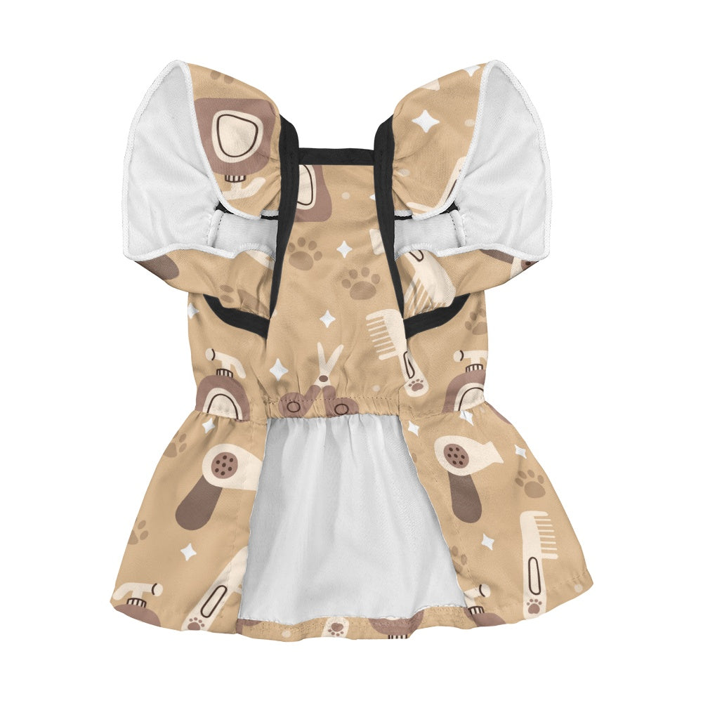 Olive French Bulldog Dog Outfit for Brachycephalic Dogs-fadou