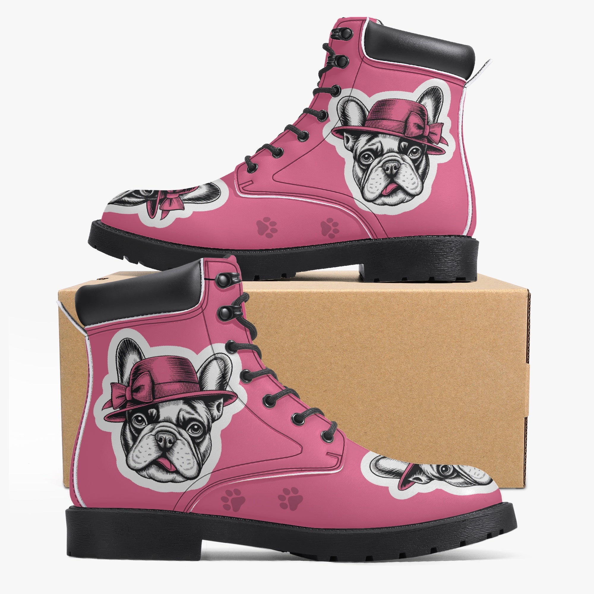 Mason French Bulldog Ankle Booties for Frenchie Enthusiasts-fadou