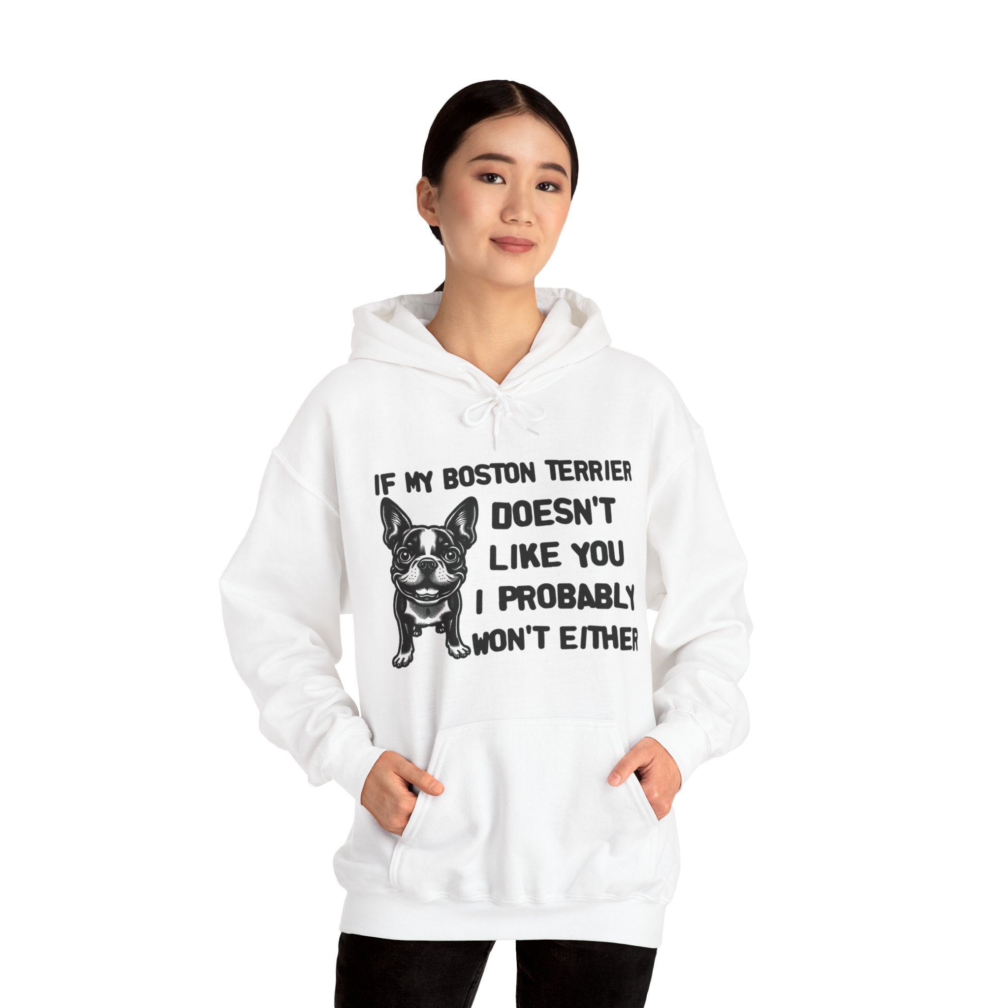 Domino French Bulldog Dog Mom Hoodie for Dog Moms & Dads-fadou