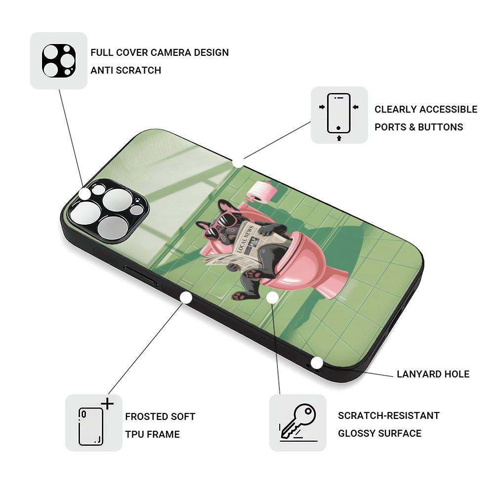 Gracie French Bulldog Protective Case for Dog Moms & Dads-fadou