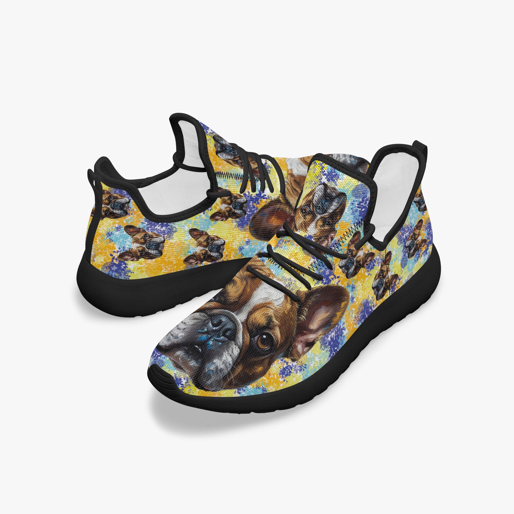 Frenchie Classic High-Top Shoes for Frenchie Enthusiasts-fadou