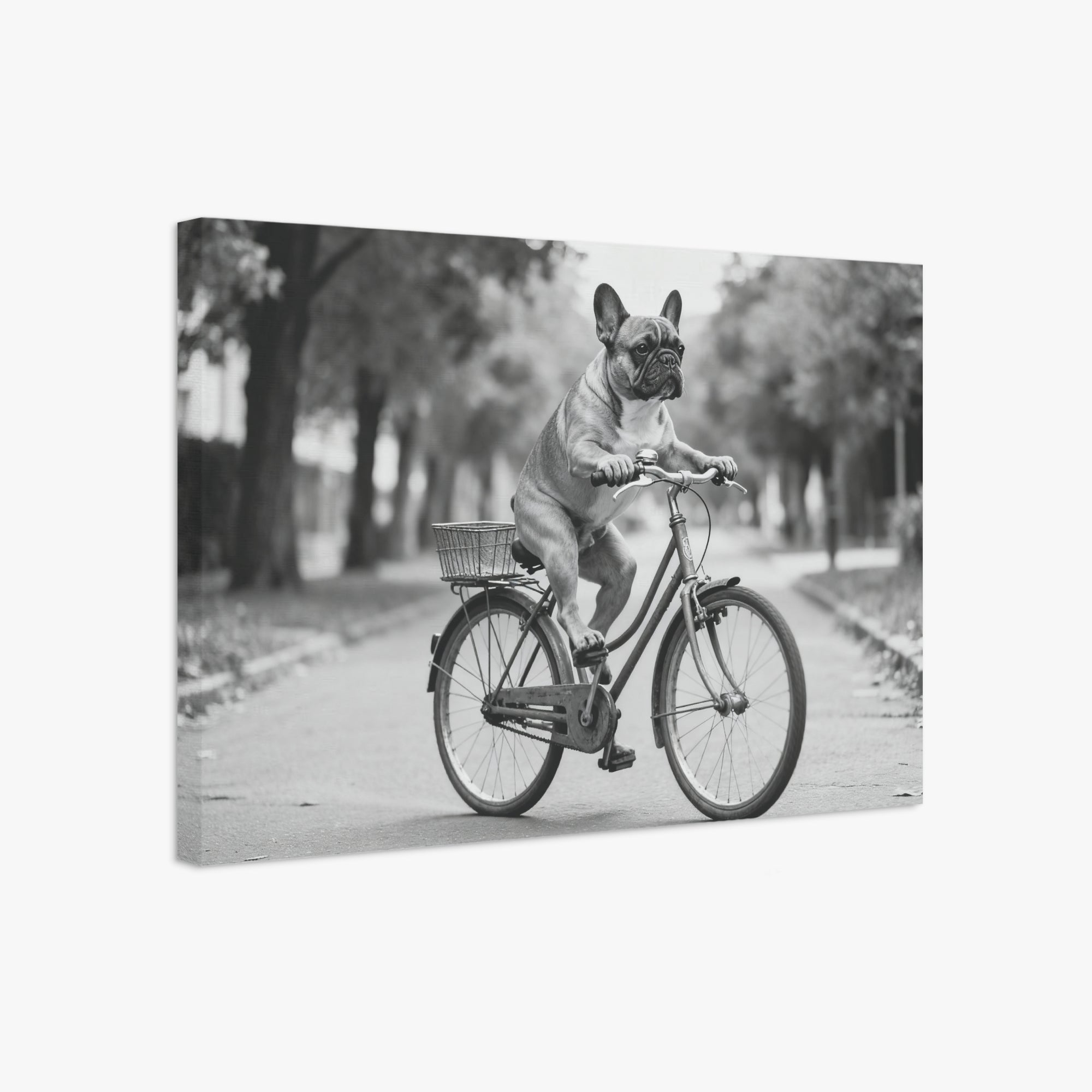 French Bulldog Adorable Wall Print for Frenchie Enthusiasts-fadou