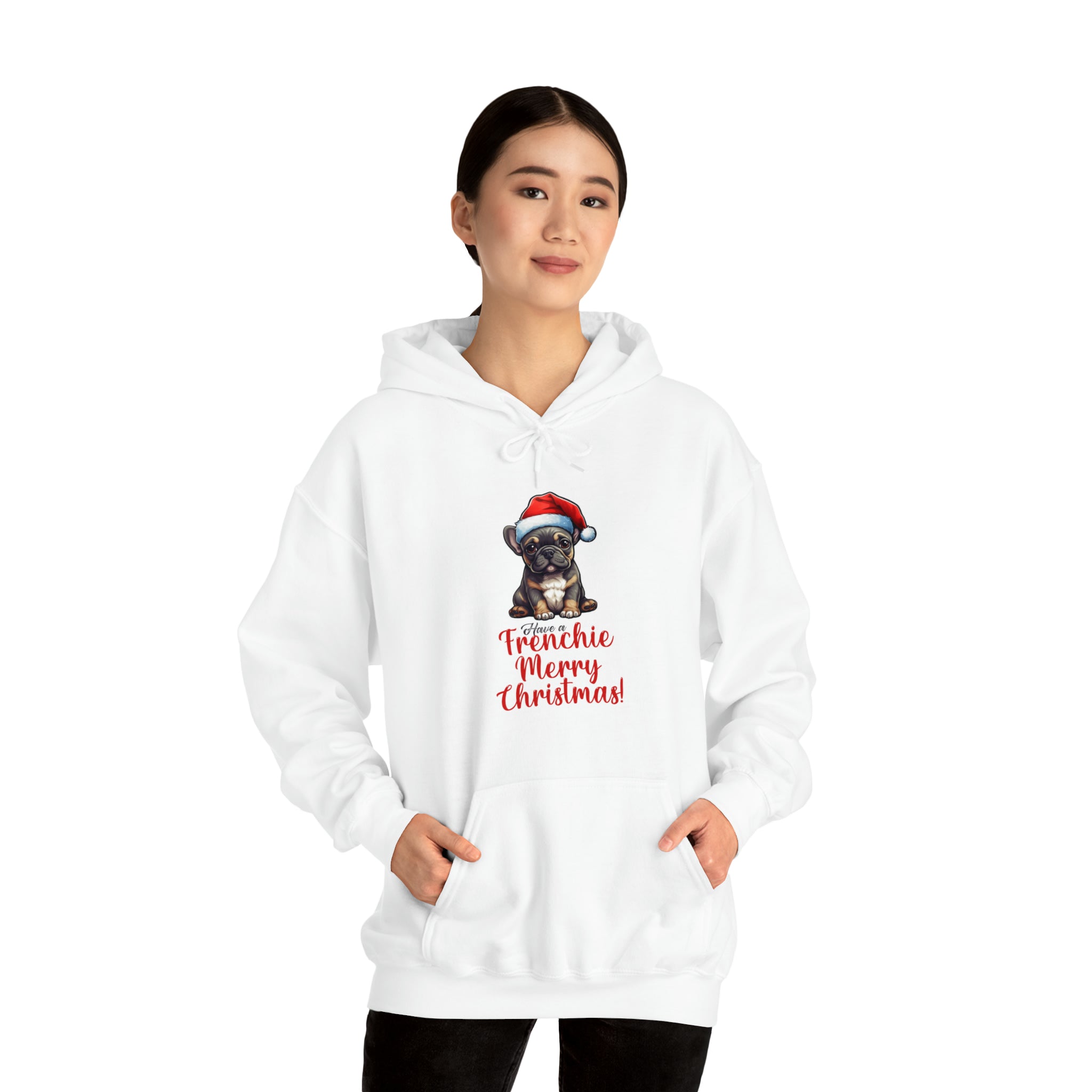 French Bulldog Christmas Cozy Hoodie for Training Sessions-fadou
