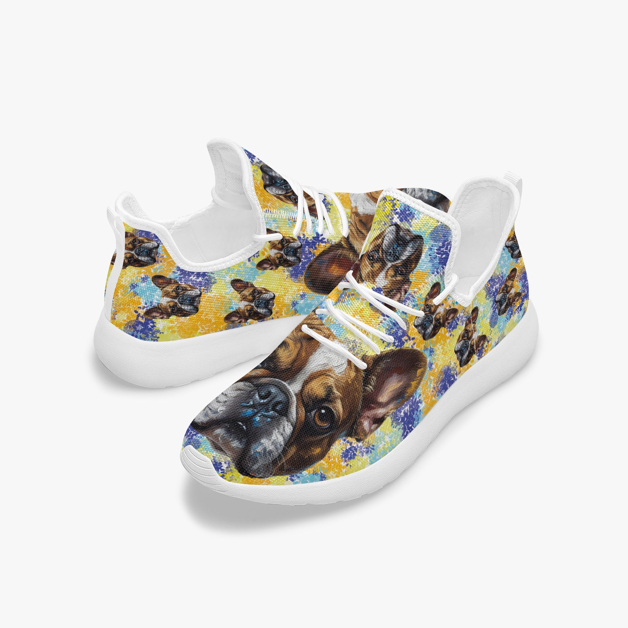 Frenchie Classic High-Top Shoes for Frenchie Enthusiasts-fadou