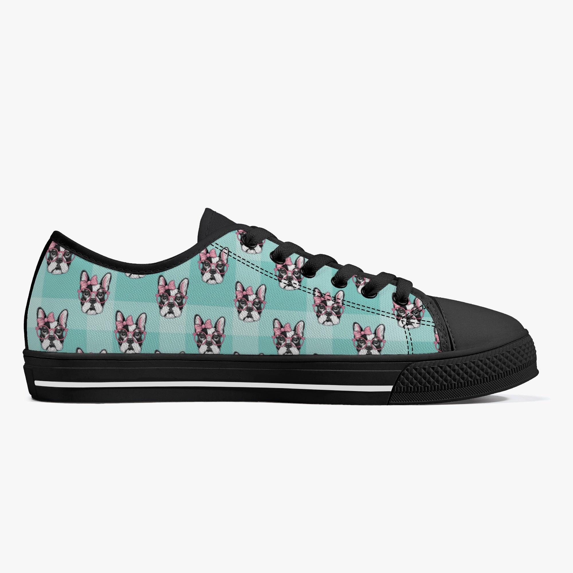 French Bulldog Casual Footwear for Frenchie Enthusiasts-fadou