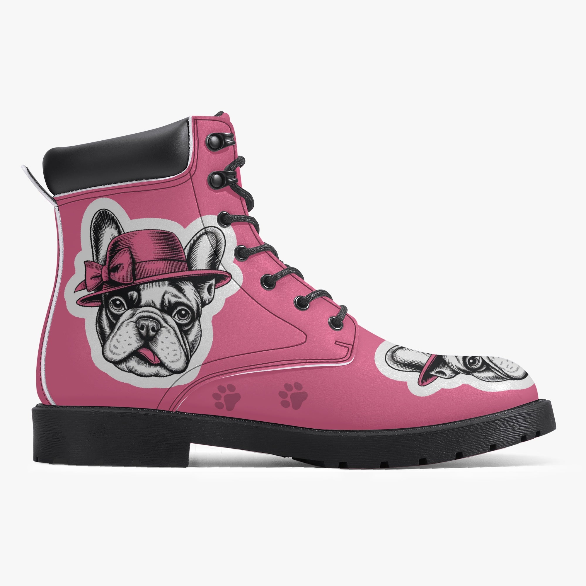 Mason French Bulldog Ankle Booties for Frenchie Enthusiasts-fadou
