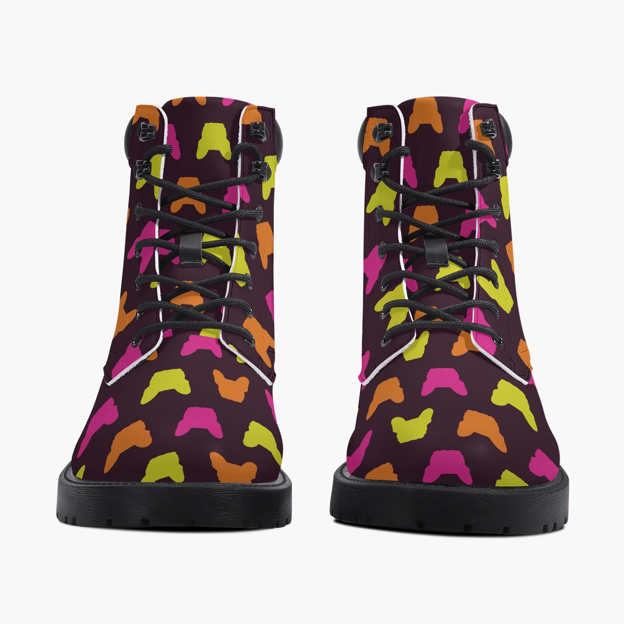 Philippe Leather Fashion Boots for Frenchie Enthusiasts-fadou
