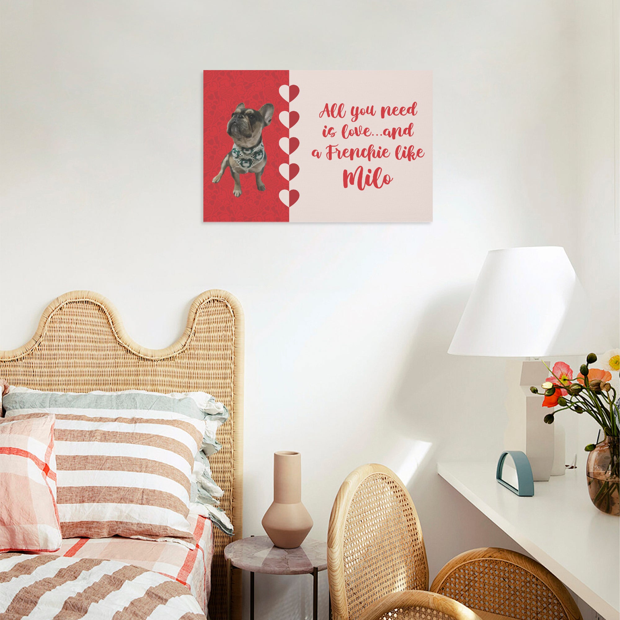 Frenchie Personalized Framed Poster for Dog Moms & Dads-fadou