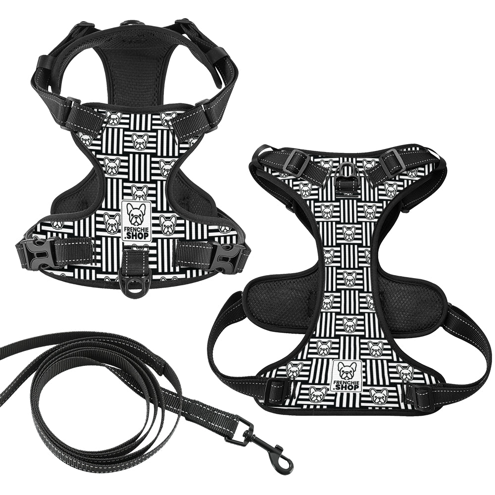 Minnie French Bulldog Chest Harness for Short-Nosed Dogs-fadou