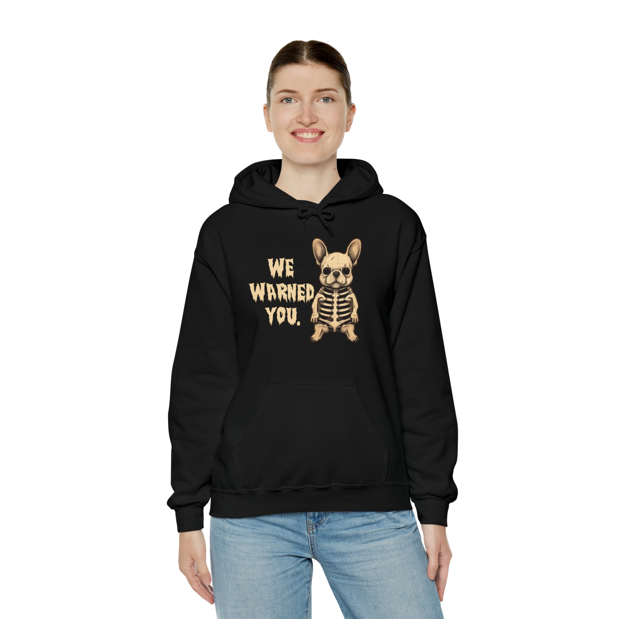 Frenchie Halloween Dog Mom Hoodie for Frenchie Enthusiasts-fadou