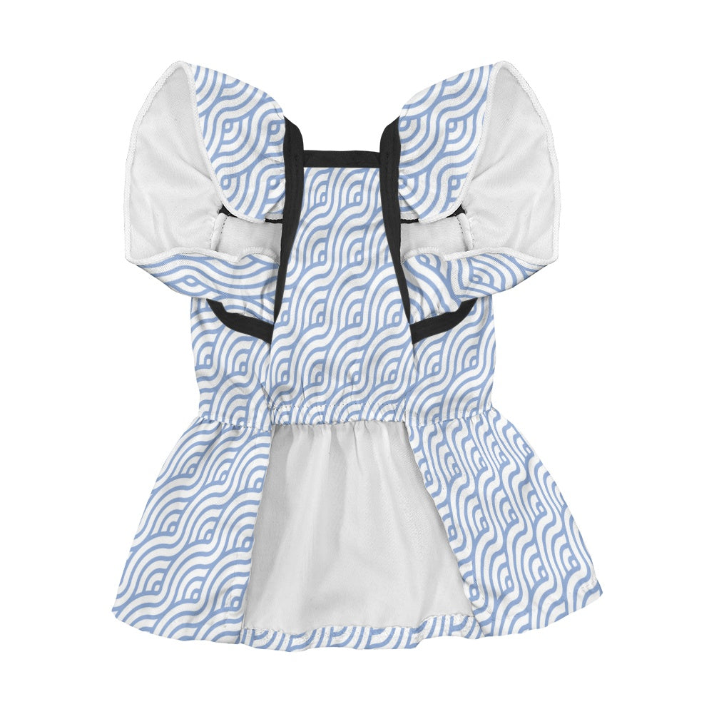 Faye French Bulldog Summer Dress for Outdoor Adventures-fadou
