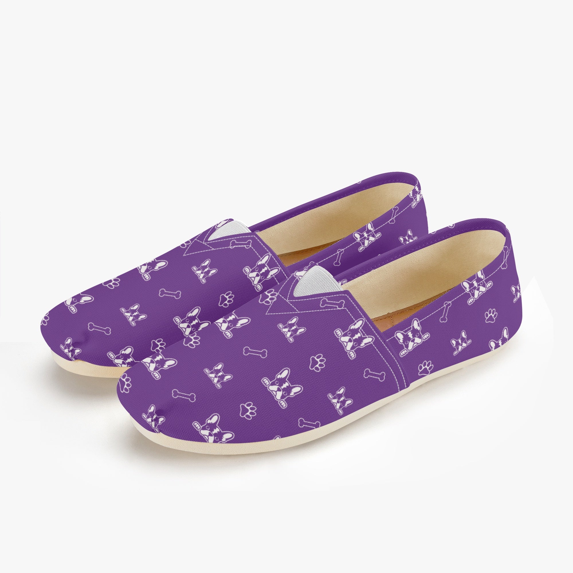 French Bulldog Casual Casual Footwear for Frenchie Enthusiasts-fadou