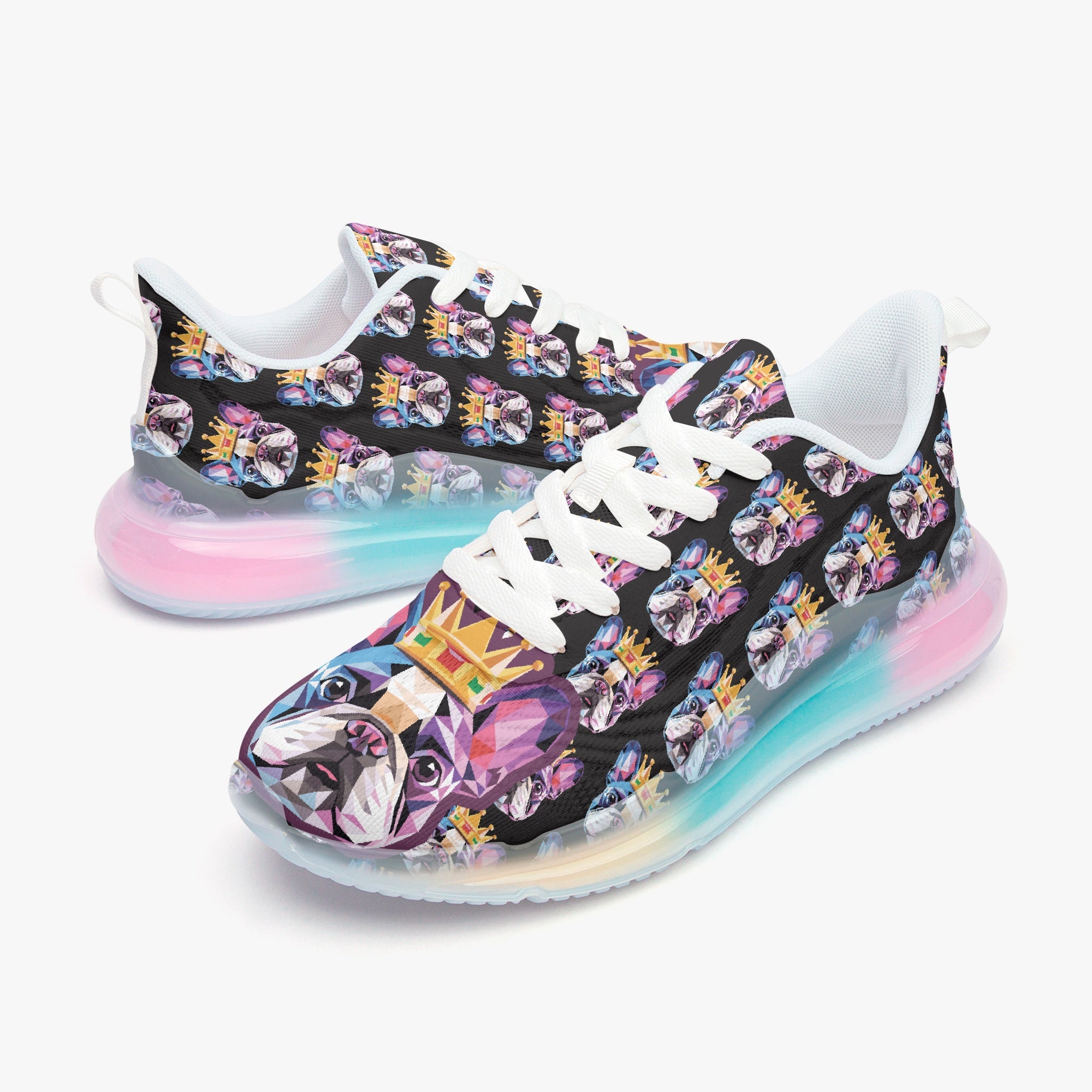 French Bulldog Lightweight Canvas Sneakers for Bulldog Owners-fadou