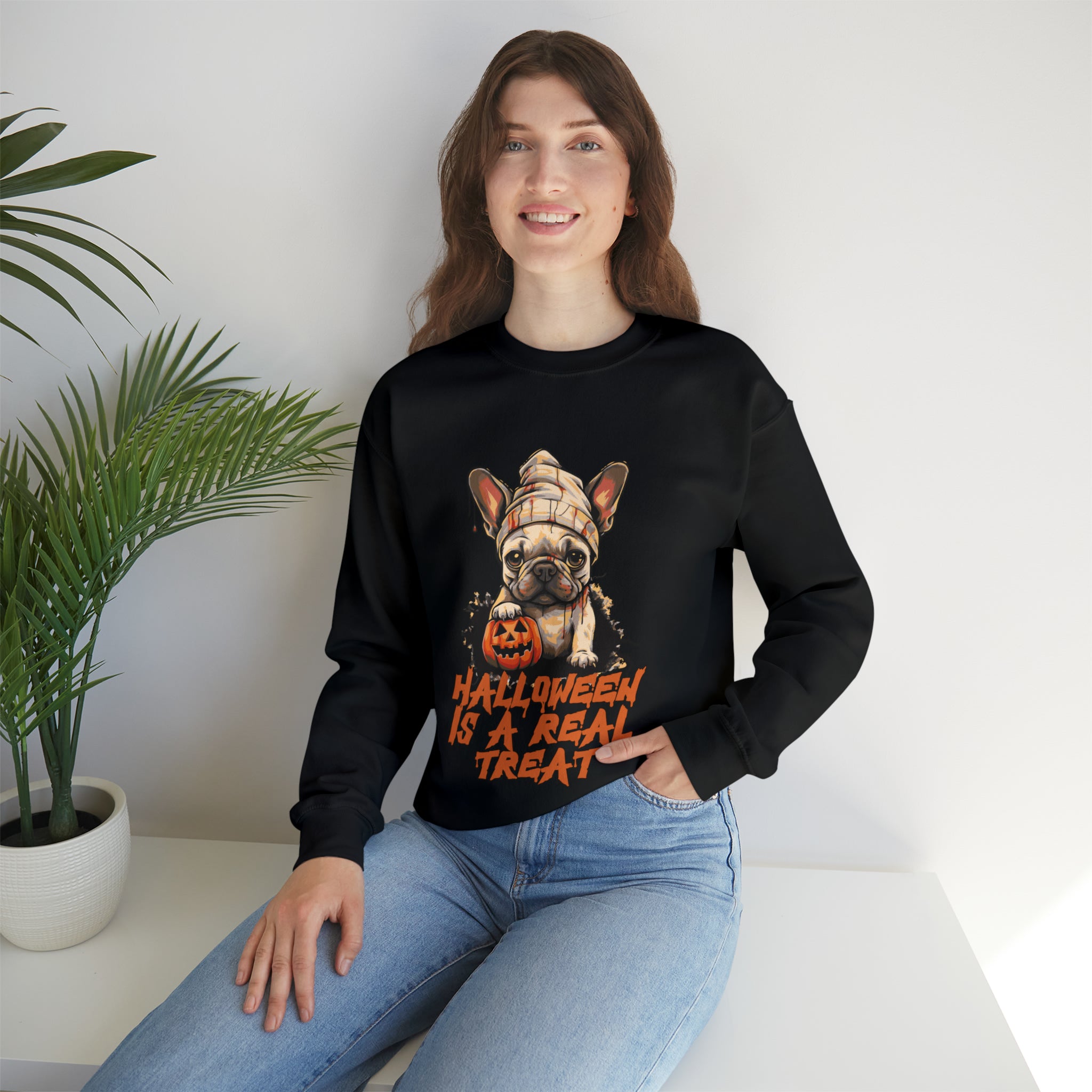French Bulldog Halloween Pet Parent Pullover for Dog Lovers-fadou