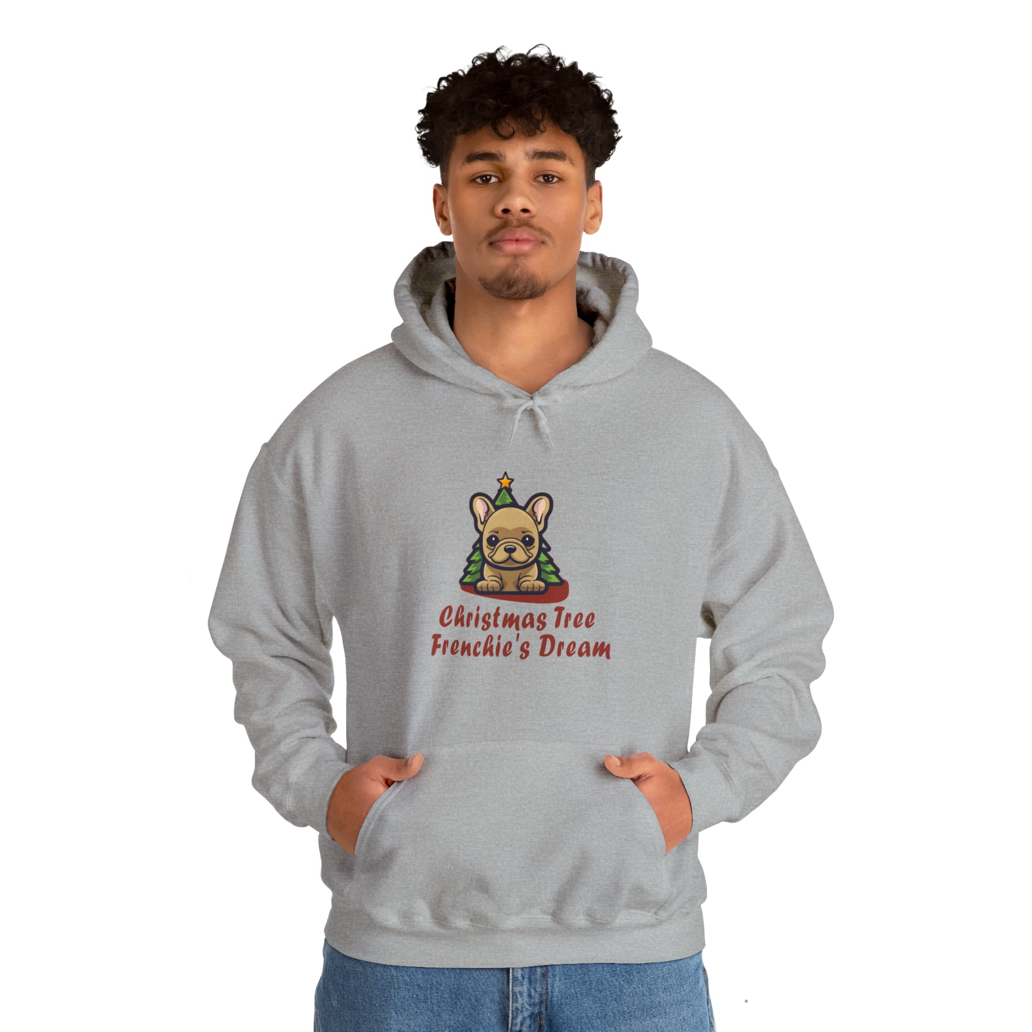Frenchie's Dream Unisex Hoodie for Daily Walks and Play-fadou