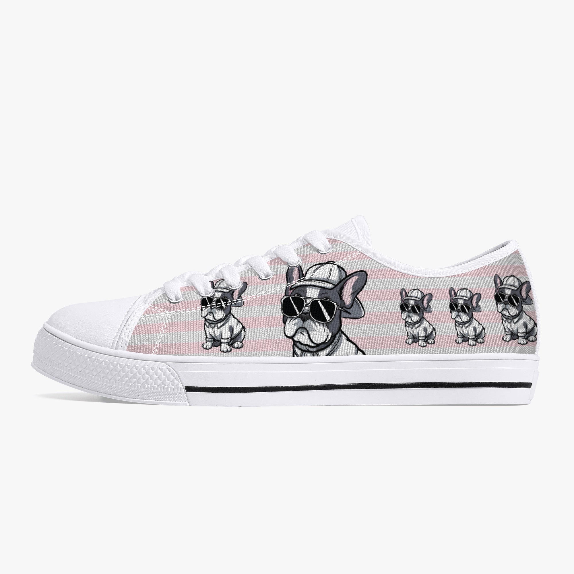 French Bulldog Classic Classic Sneakers for Pet Culture-fadou