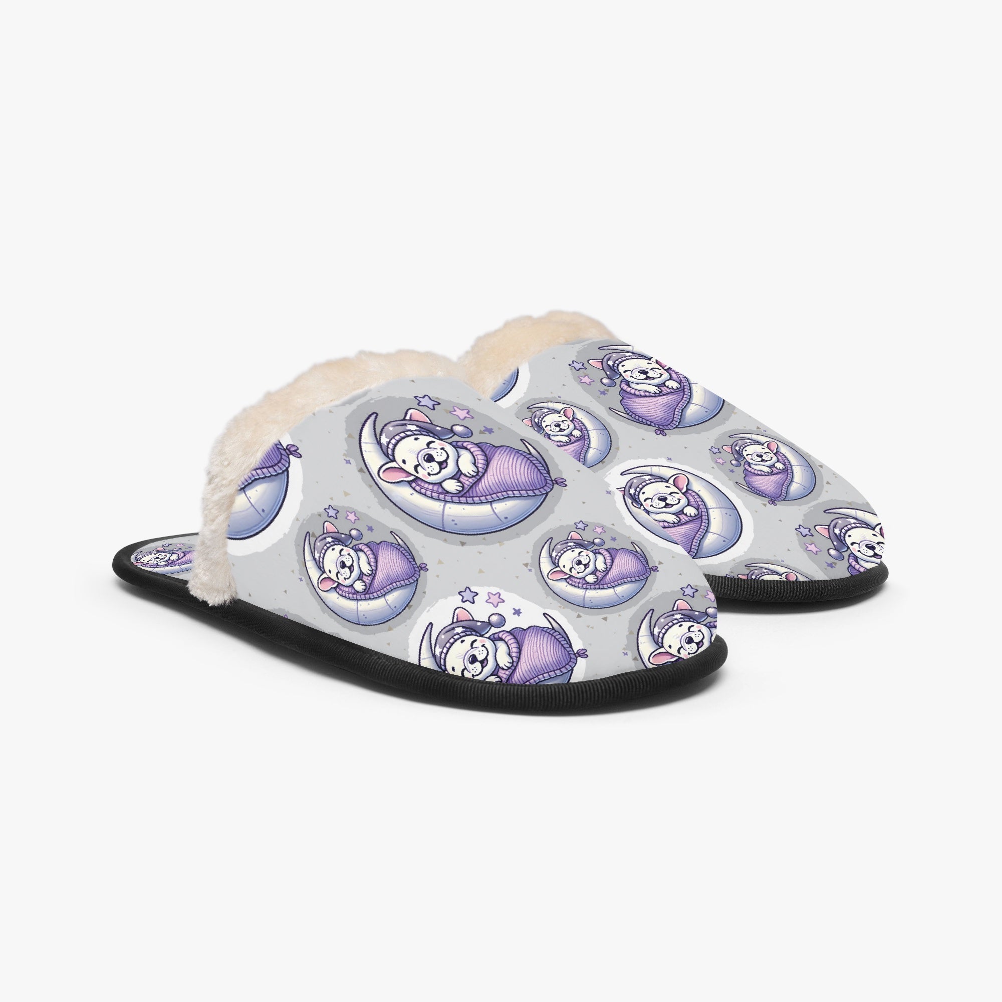 Gilbert French Bulldog Cozy Slippers for Frenchie Enthusiasts-fadou