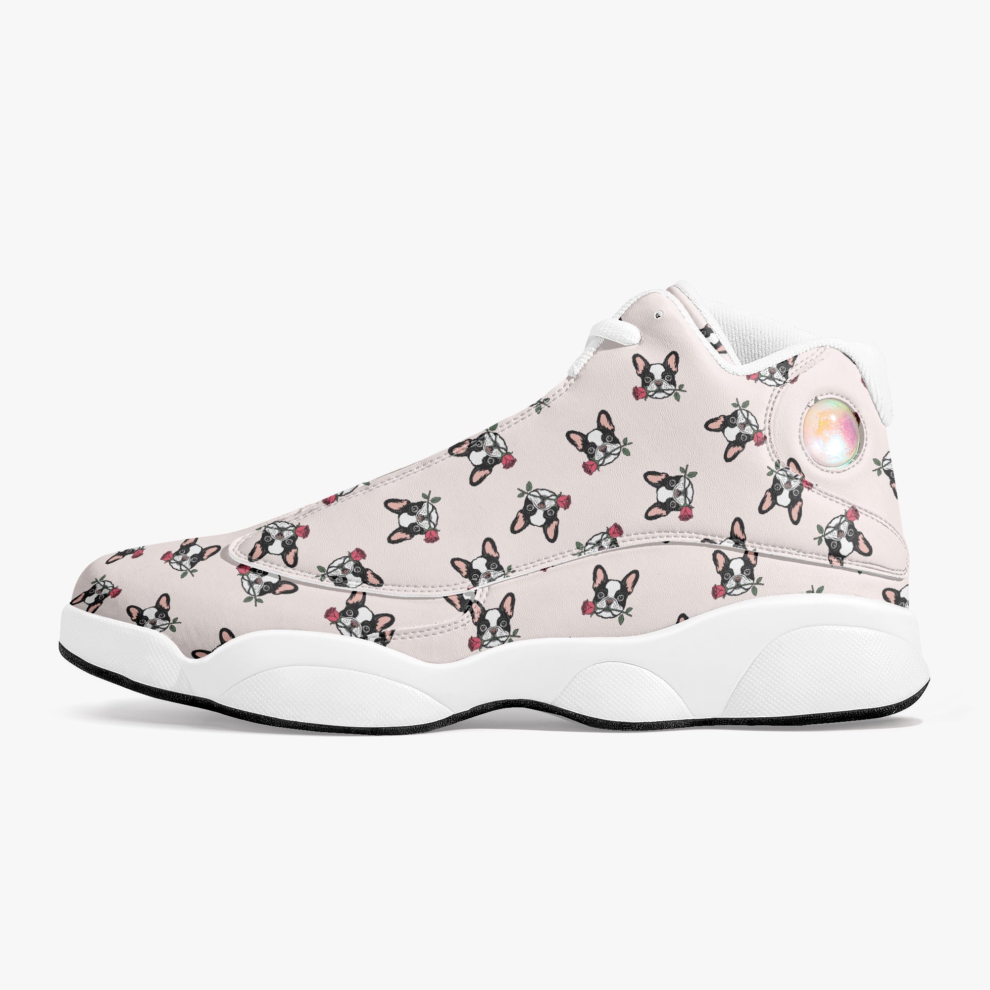 Reuben French Bulldog High-Top Shoes for Bulldog Owners-fadou