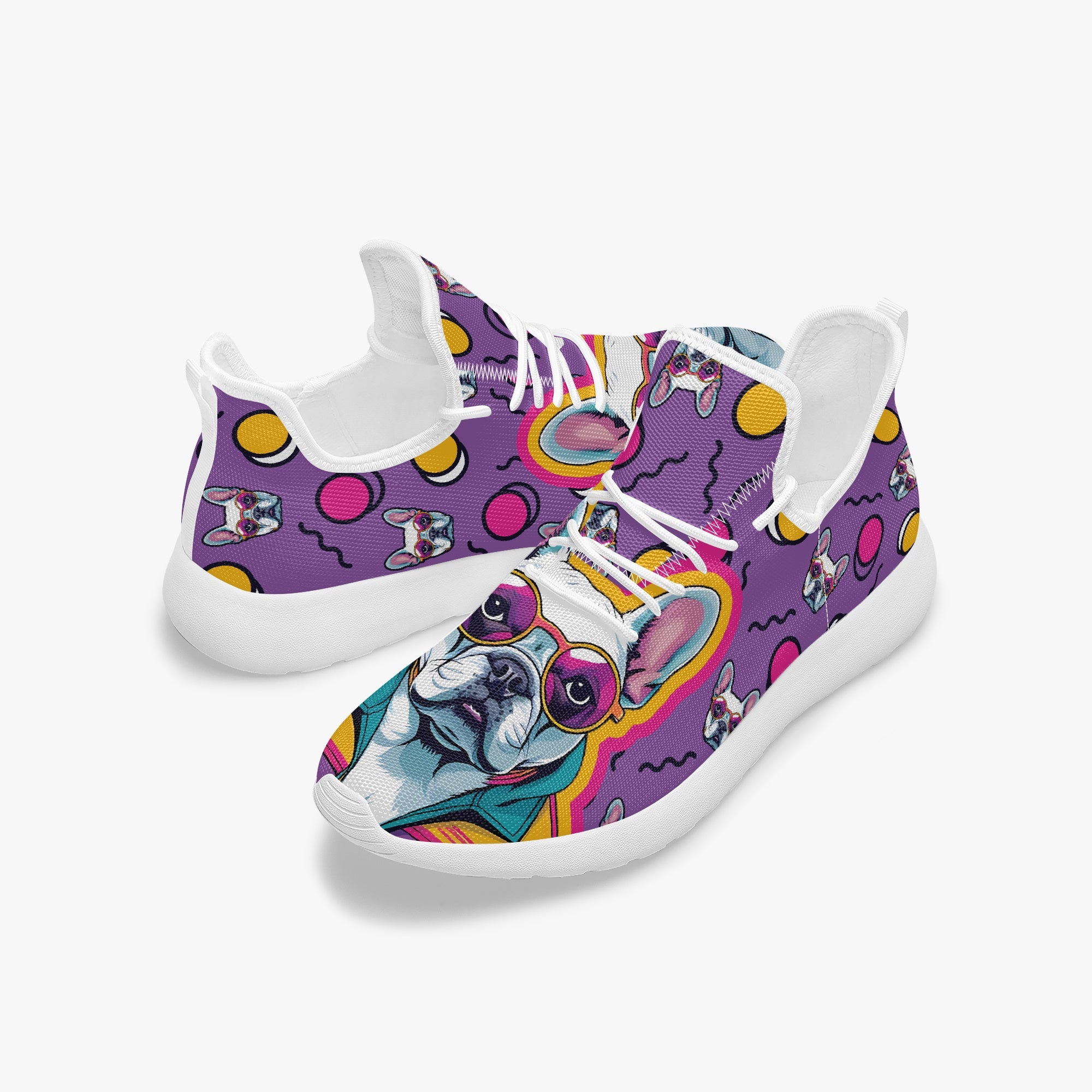Finn French Bulldog Casual Footwear for Dog Moms & Dads-fadou
