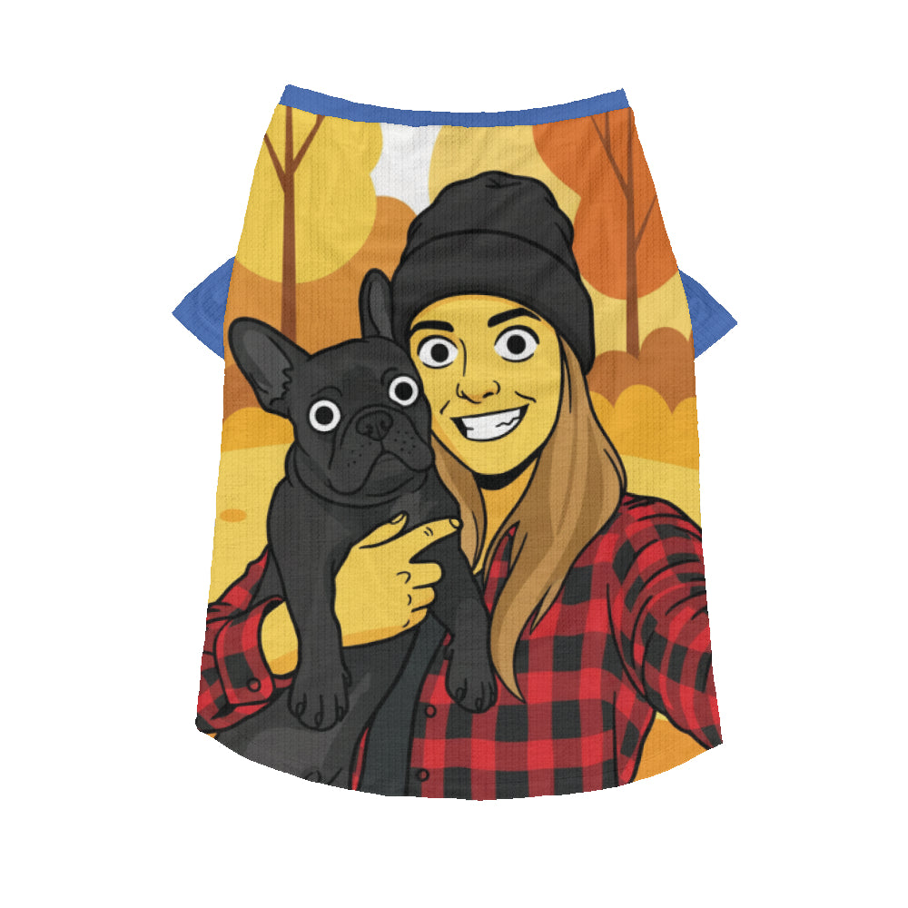 Frenchie Personalized Warm Knitwear for Outdoor Adventures-fadou