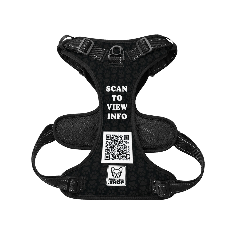 Personalized No-Pull Walking Harness for Brachycephalic Dogs-fadou