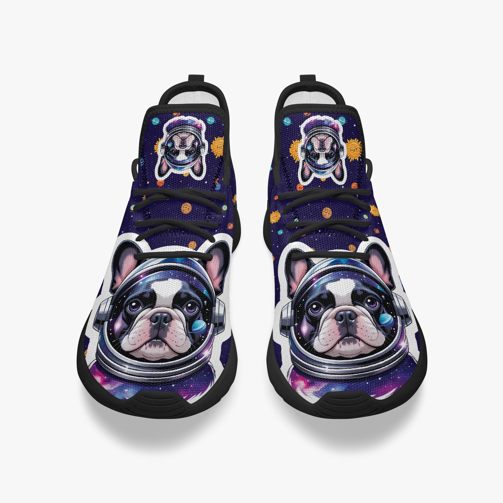 French Bulldog Classic Canvas Sneakers for Bulldog Owners-fadou