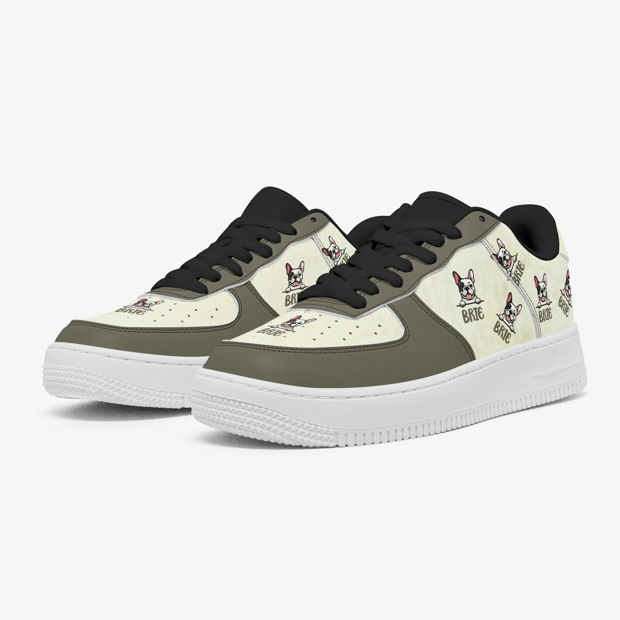 French Bulldog Personalized High-Top Shoes for Dog Lovers-fadou