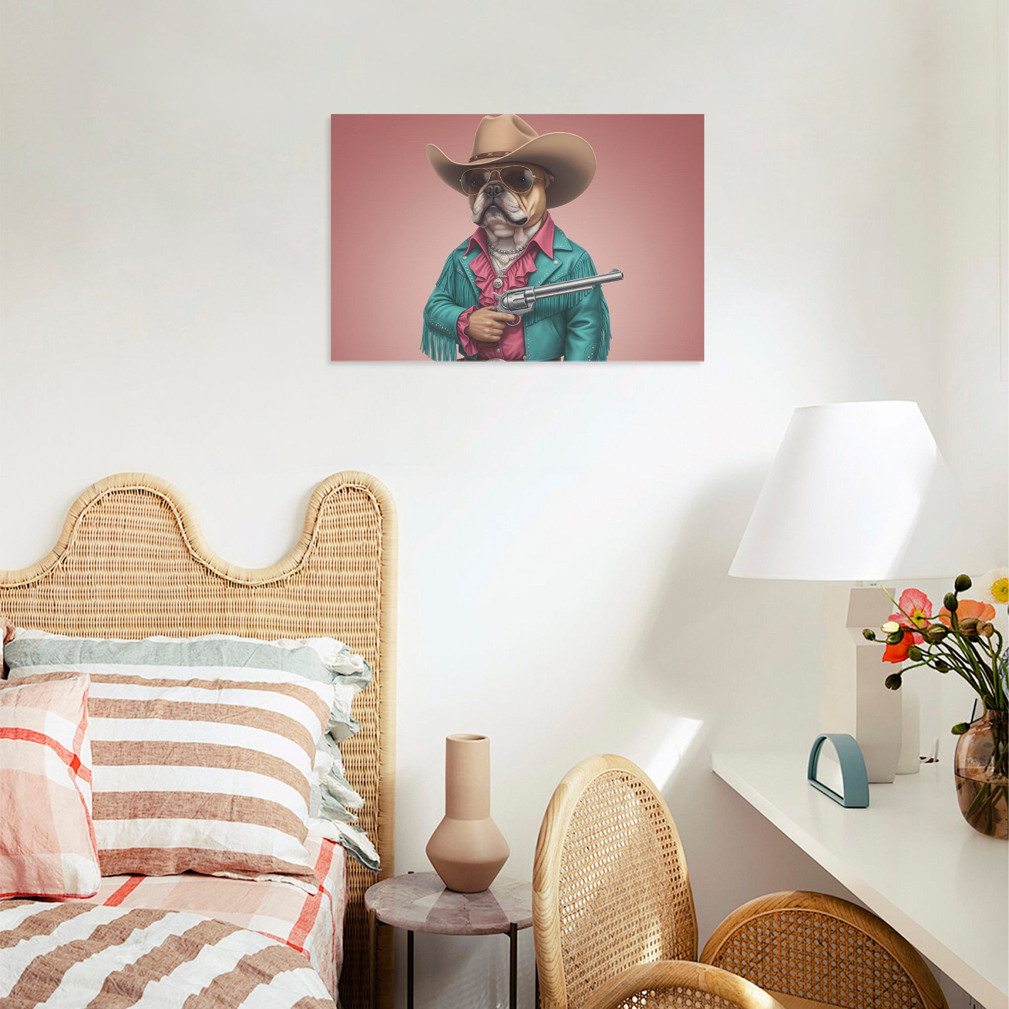 French Bulldog Adorable Framed Poster for Frenchie Enthusiasts-fadou