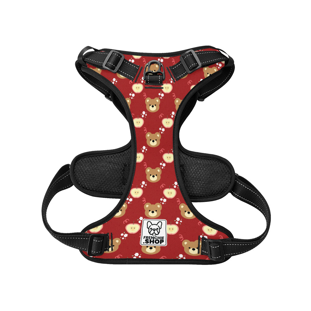 Frenchie No-Pull Walking Harness for Outdoor Adventures-fadou