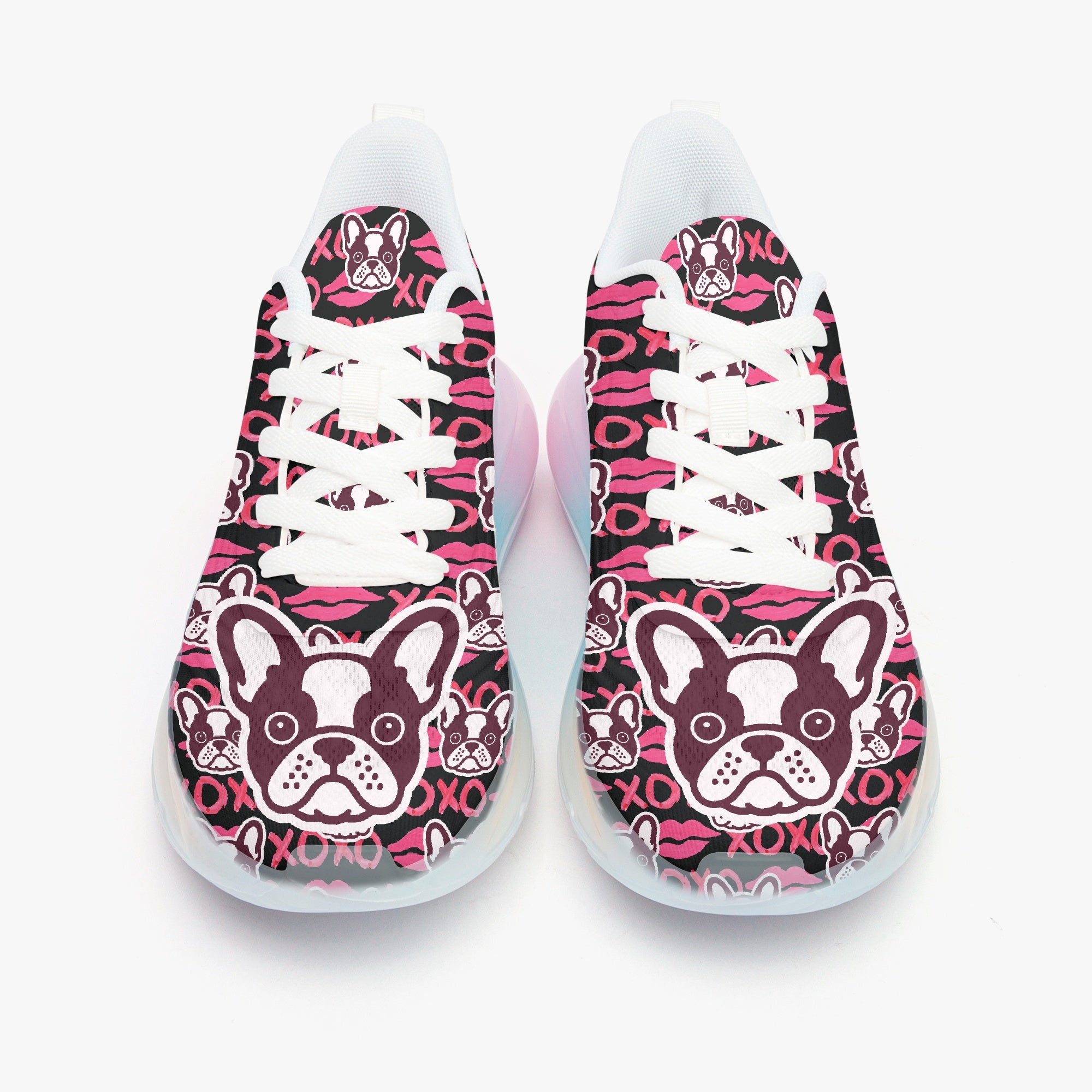 Frenchie Lightweight Classic Sneakers for Dog Park Days-fadou