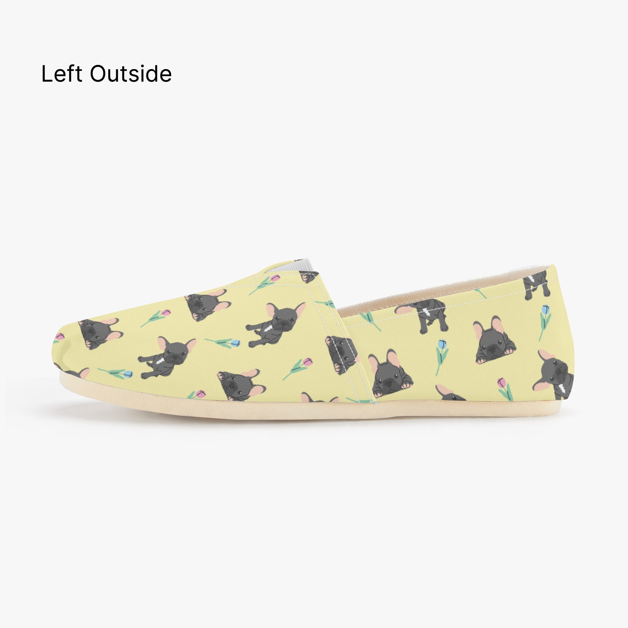 French Bulldog Casual Classic Sneakers for Everyday Wear-fadou