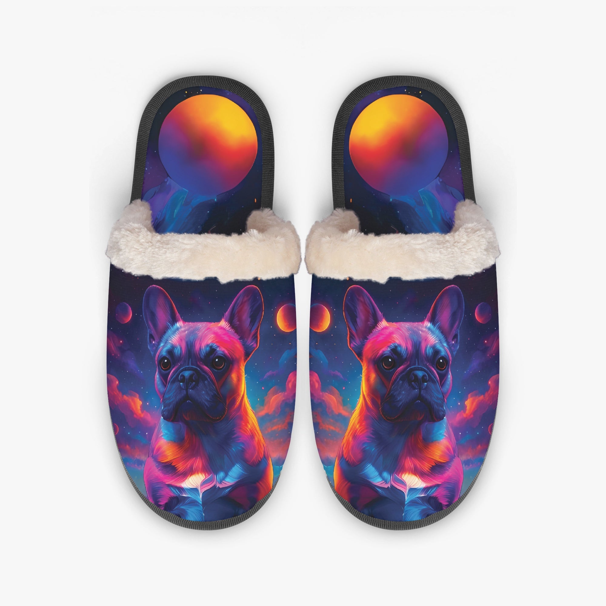 Maverick Cozy Soft House Shoes for Frenchie Enthusiasts-fadou