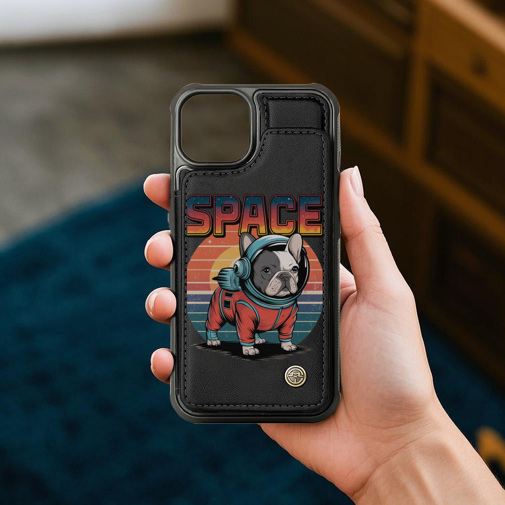 Kobe - Leather Wallet Case for for Iphone & Samsung for Pet Culture-fadou