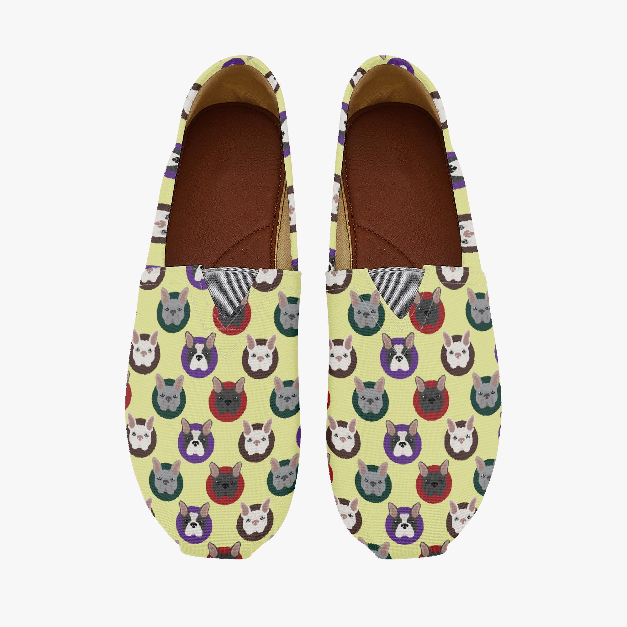 French Bulldog Casual Classic Sneakers for Bulldog Owners-fadou