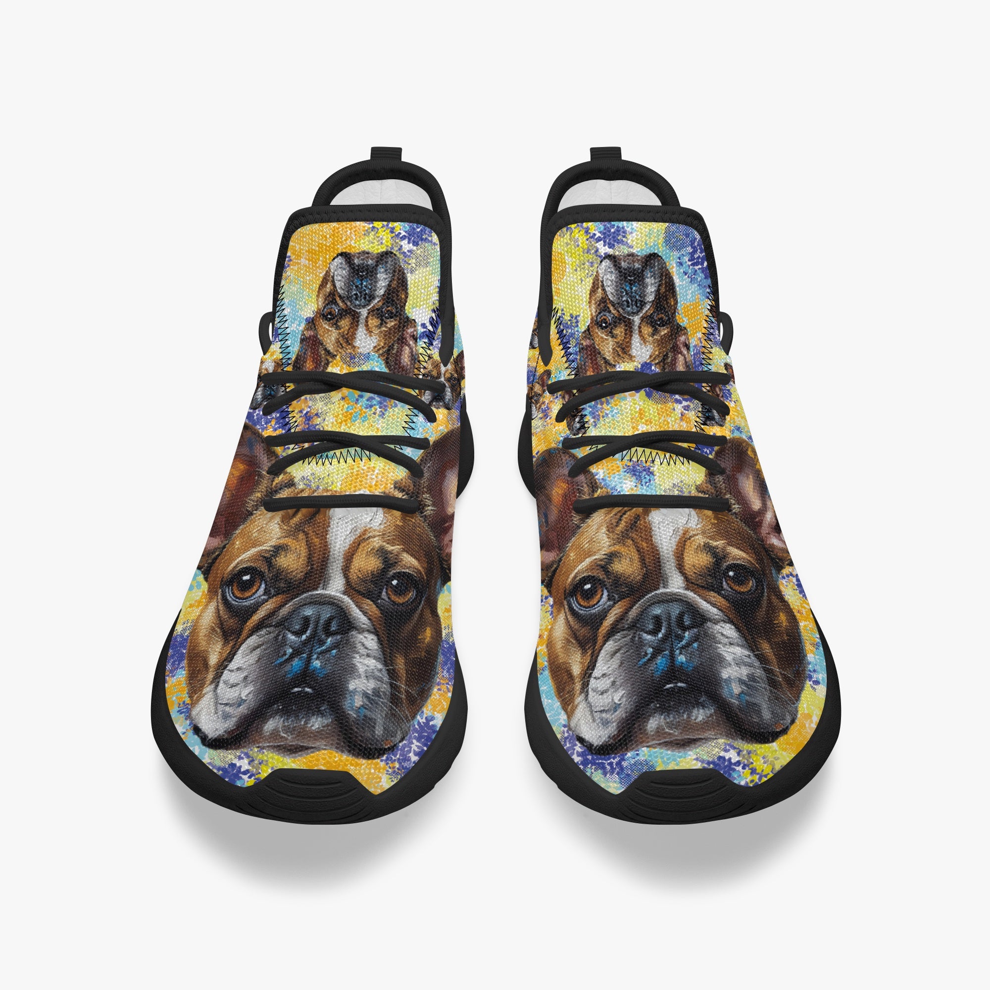 Frenchie Classic High-Top Shoes for Frenchie Enthusiasts-fadou