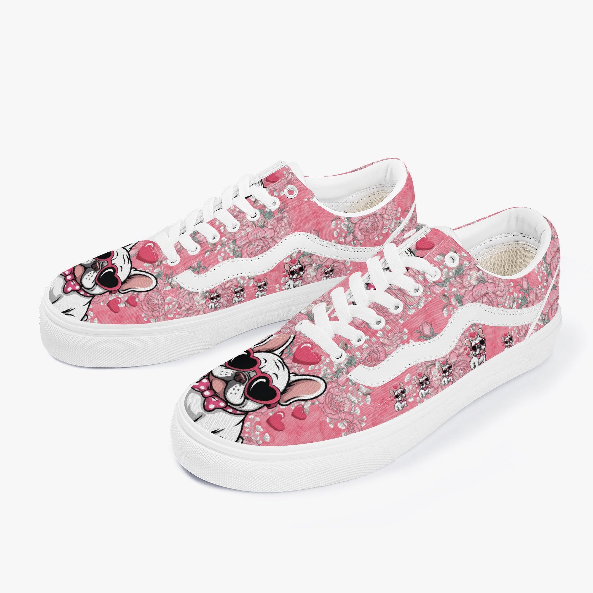 French Bulldog Trendy Casual Footwear for Dog Park Days-fadou