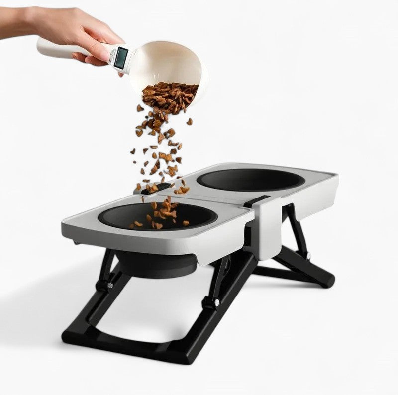 Flexbowl Adjustable Slow Feeder for Brachycephalic Dogs-fadou