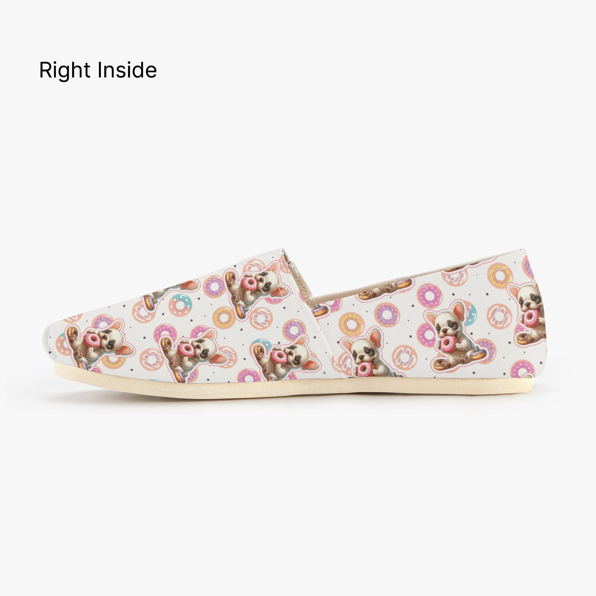 Capybara Casual Canvas Sneakers for Frenchie Enthusiasts-fadou