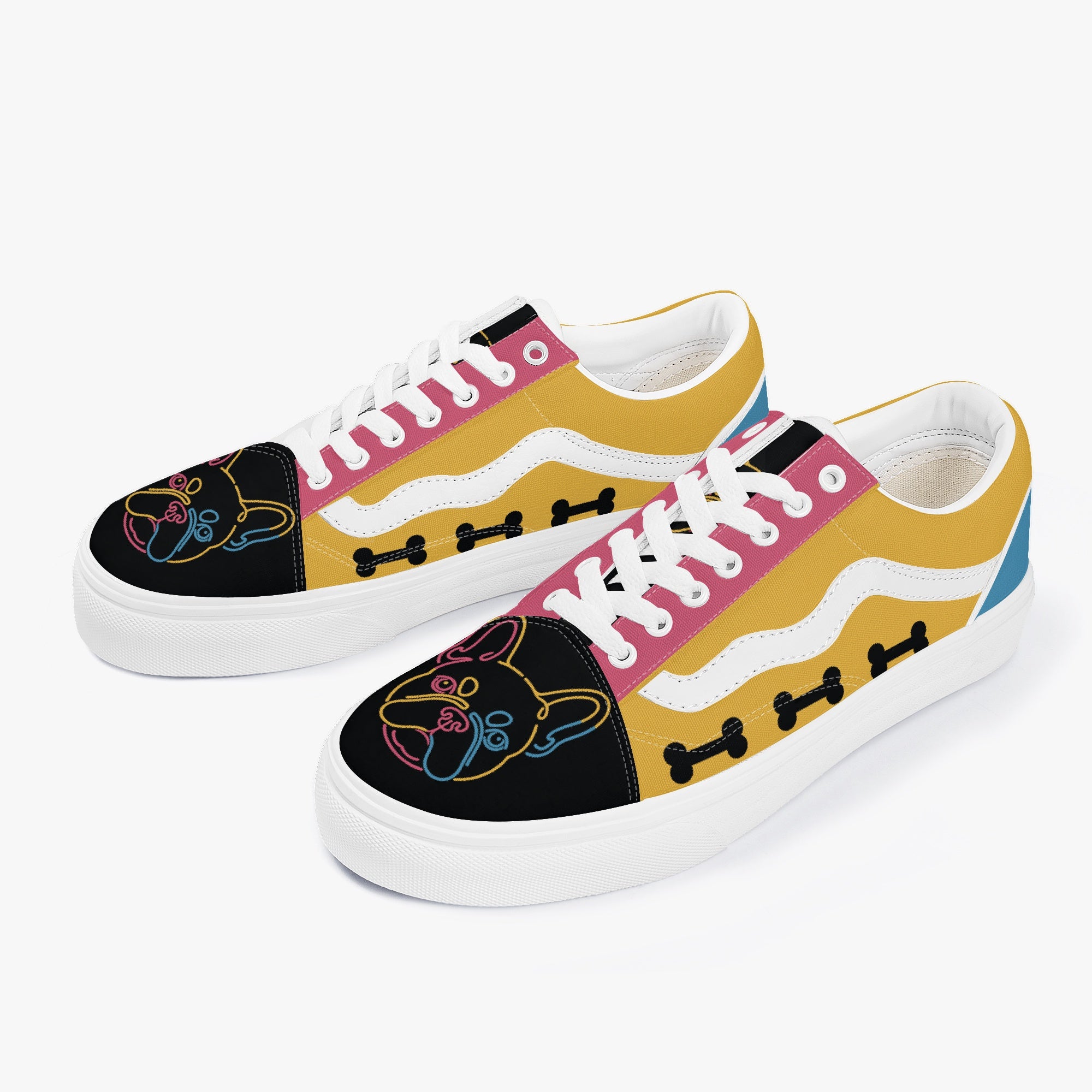 Frenchie Trendy Classic Sneakers for Frenchie Enthusiasts-fadou