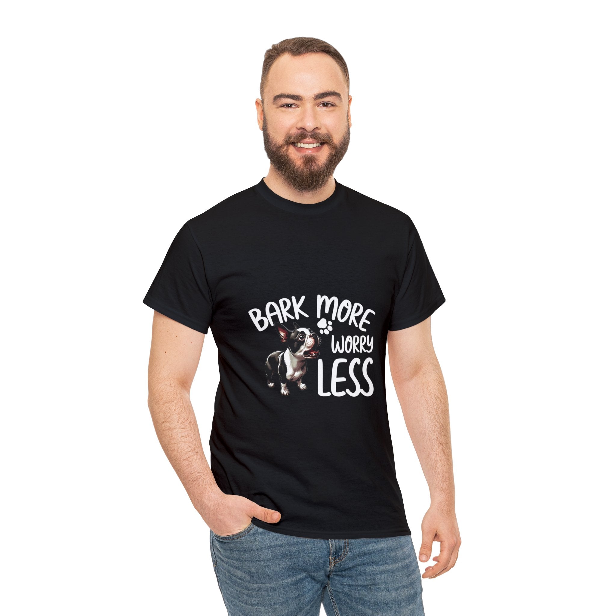 Jackson - Unisex Tshirts for Boston Terrier Lovers for Dog Park Days-fadou