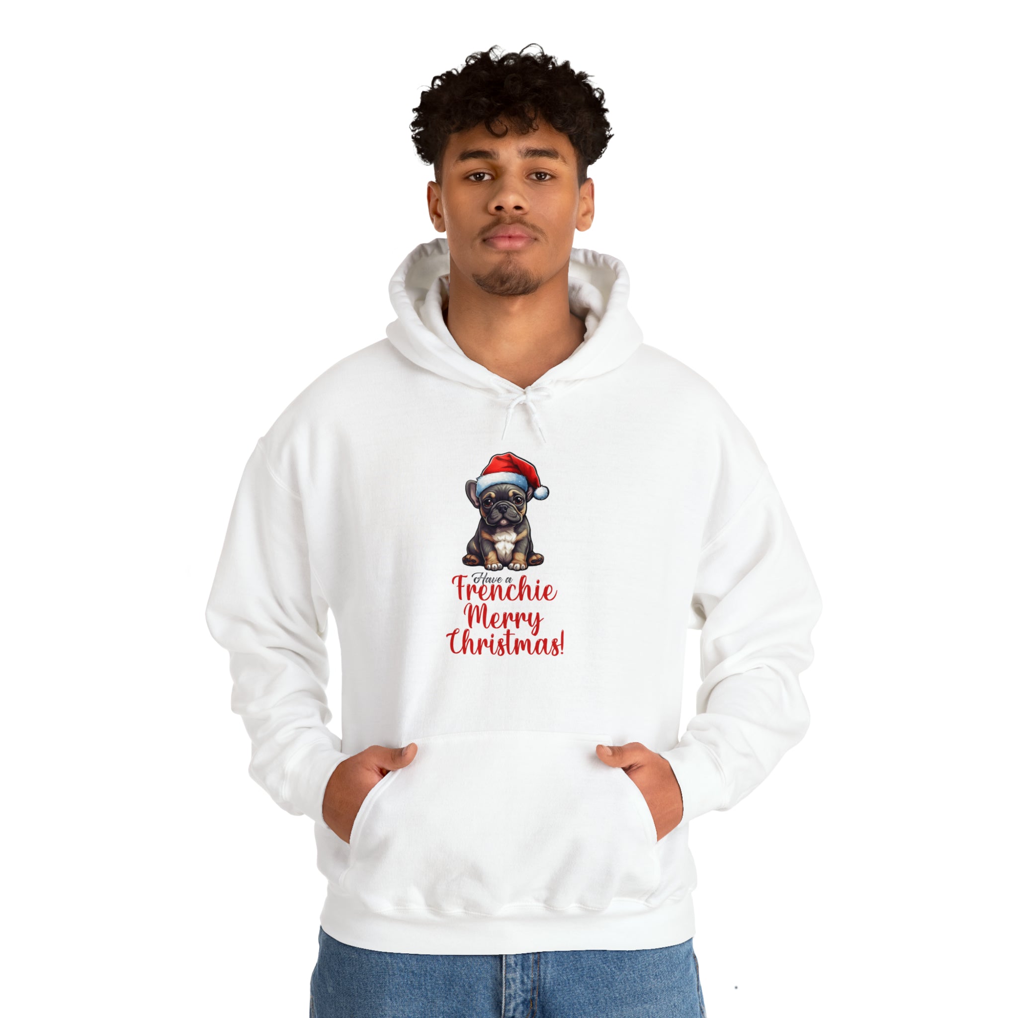 French Bulldog Christmas Cozy Hoodie for Training Sessions-fadou