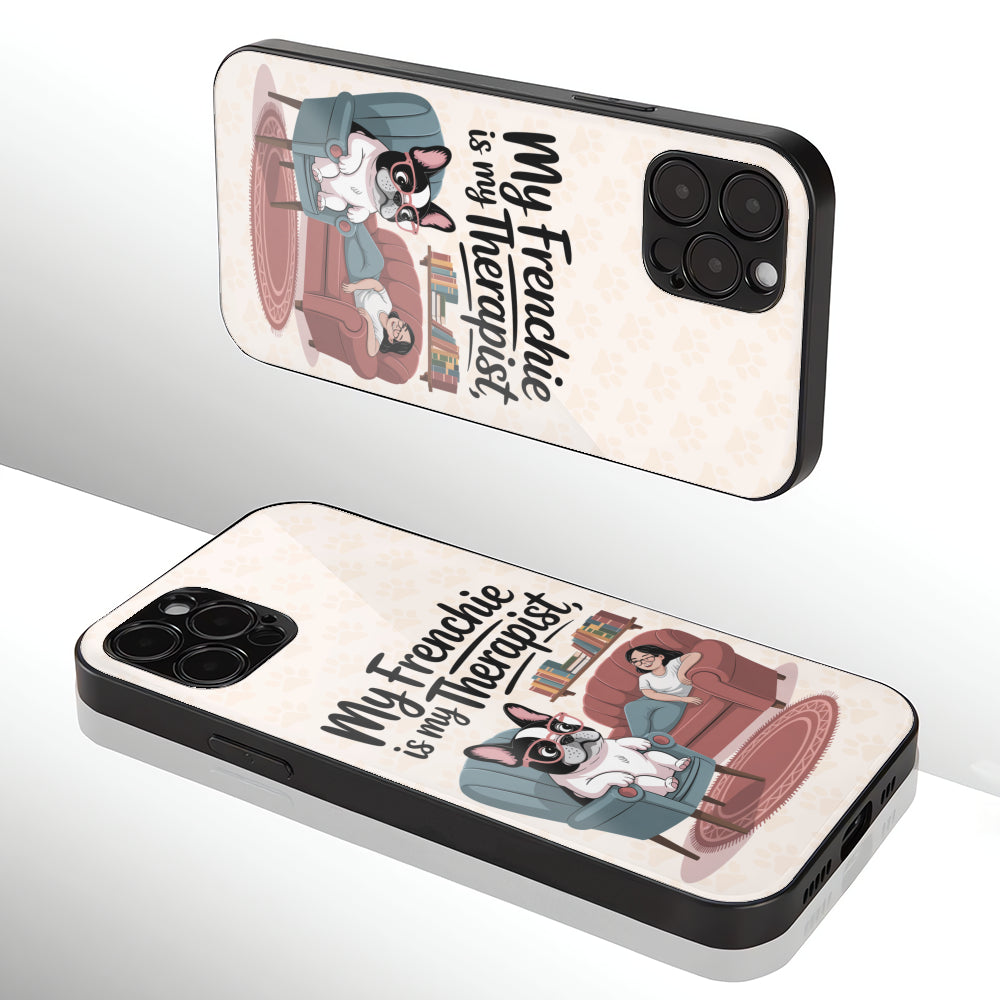 Lola - Iphone & Samsung Glass Case for Frenchie Enthusiasts-fadou