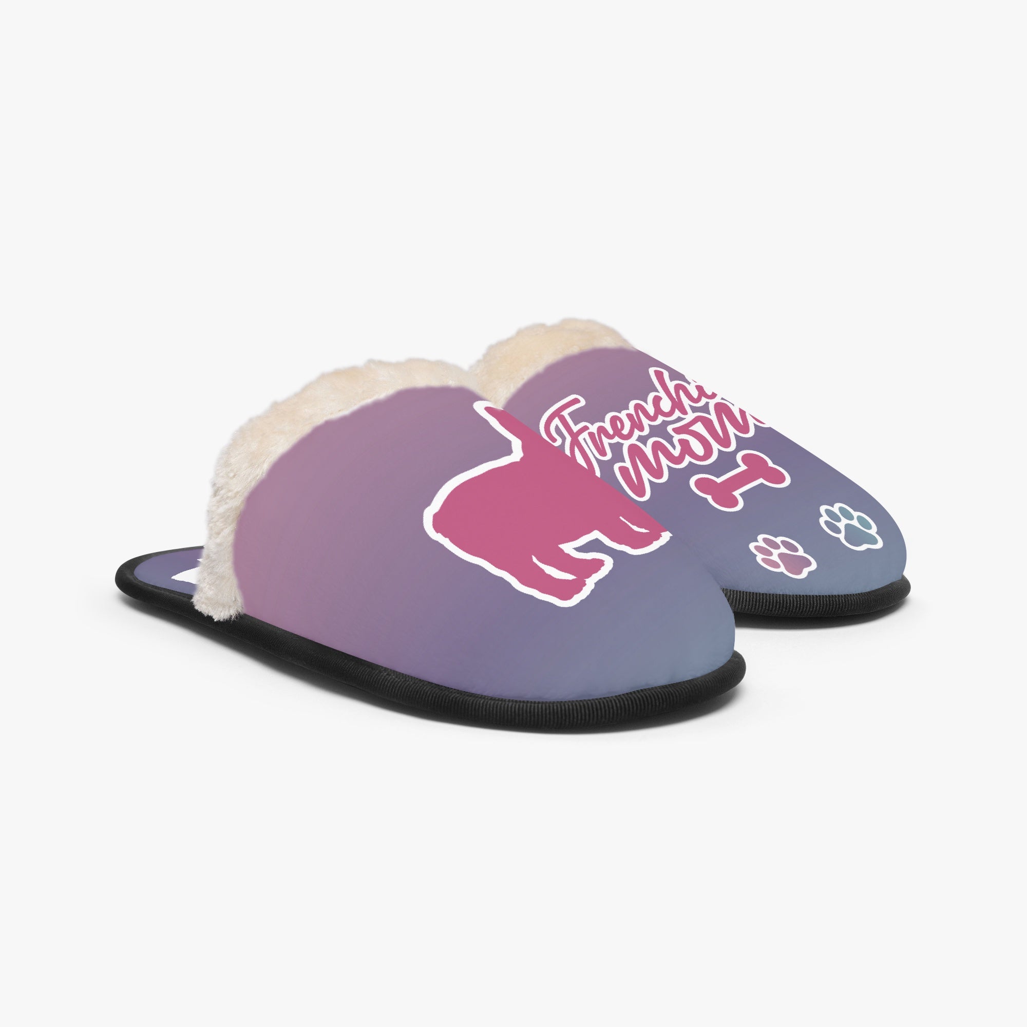 French Bulldog Winter Cozy Slippers for Dog Moms & Dads-fadou