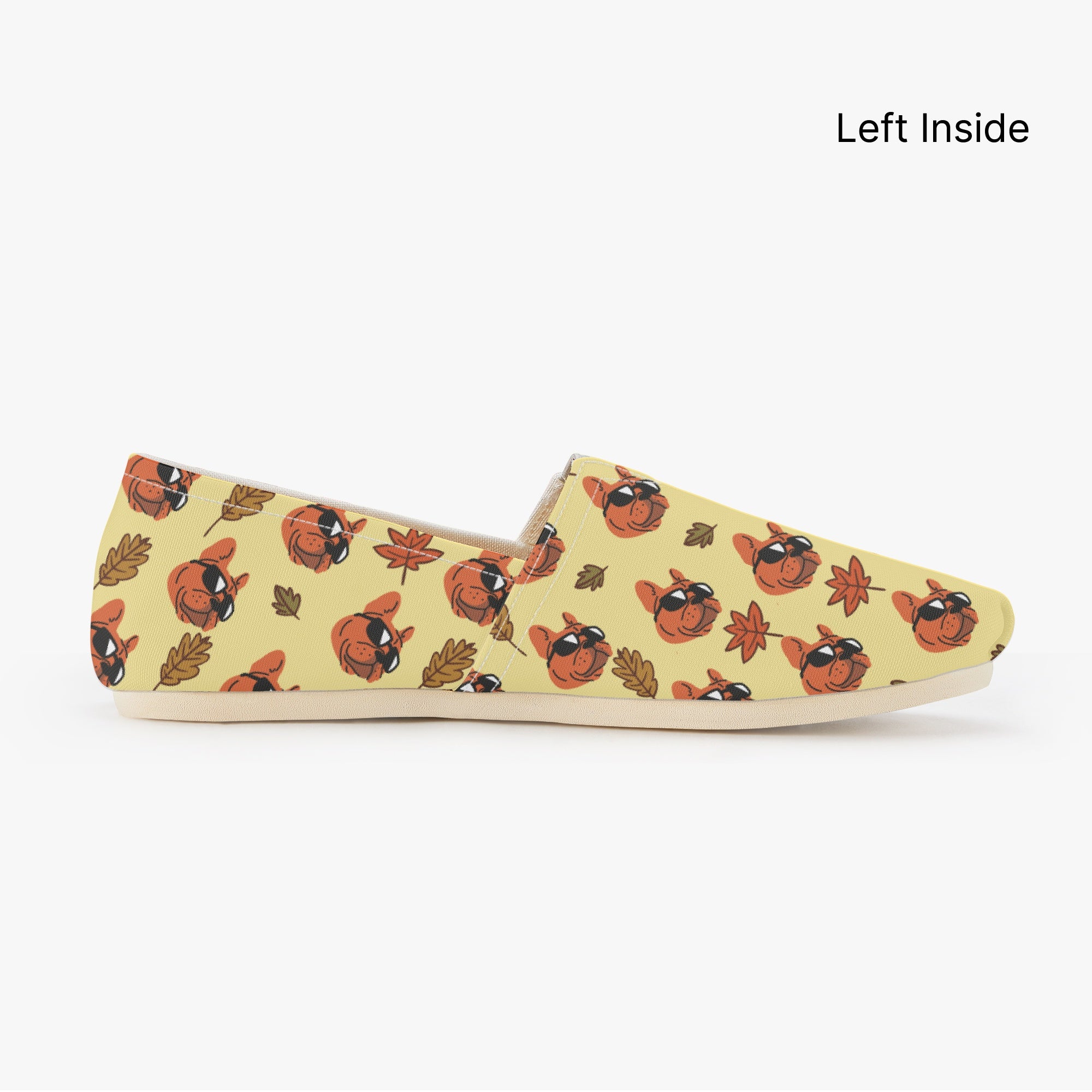 French Bulldog Denim Casual Footwear for Dog Moms & Dads-fadou